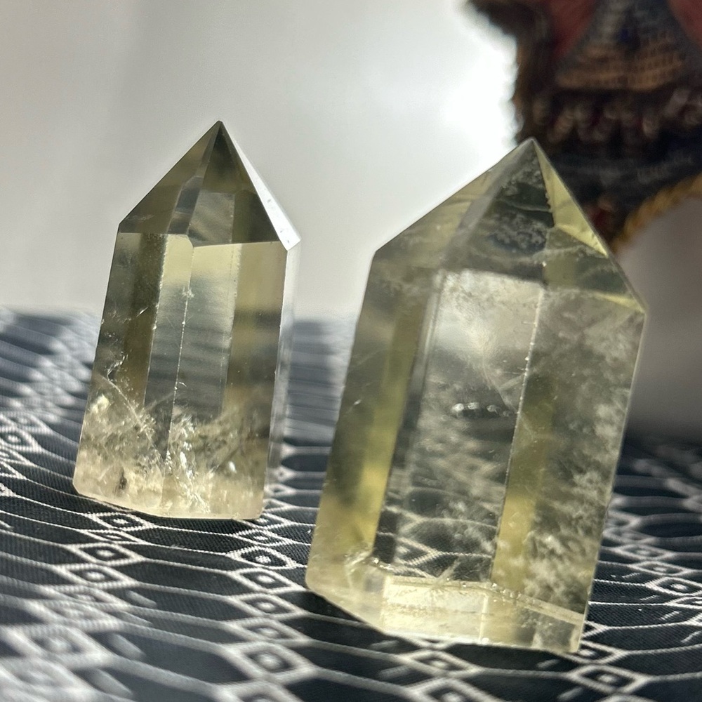 1 Citrine Crystal Tower for $20 - 2 for $35 - High Quality & Clarity.